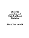 Annual Statistical Report of the Tennessee Judiciary 2003-2004. by Tennessee. Administrative Office of the Courts.