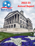 2022-23 Annual Report by Tennessee. Board of Paroles