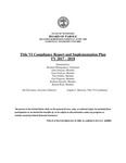 Title VI Compliance Report and Implementation Plan FY 2017-2018 by Tennessee. Board of Paroles