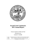 Second Look Commission, 2013 Annual Report