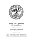 Second Look Commission, 2016 Annual Report