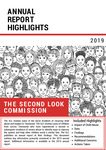 Annual Report Highlights, 2019, The Second Look Commission