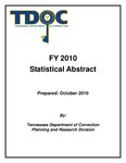 Statistical Abstract, Fiscal Year 2010 by Tennessee. Department of Correction