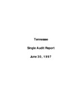 Single Audit Report, June 30, 1997 by Tennessee. Department of Audit and Tennessee. Comptroller of the Treasury