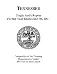 Single Audit Report, For the Year Ended June 30, 2001 by Tennessee. Department of Audit and Tennessee. Comptroller of the Treasury