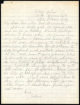 Letter to Governor Prentice Cooper from Arlene Gates of White Plains, New York, 1940