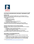 Electronic and Born-Digital Records: A Beginner's Guide by Archives Development Program