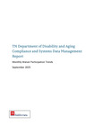 Compliance and Systems Data Management Report: Monthly Waiver Participation Trends, September 2025 by Tennessee. Department of Disability and Aging