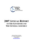 2007 Annual Report to the Governor and the General Assembly