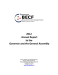2012 Annual Report to the Governor and the General Assembly by Tennessee Registry of Election Finance