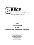 2022 Annual Report to the Governor and the General Assembly