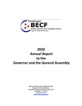 2020 Annual Report to the Governor and the General Assembly by Tennessee Registry of Election Finance
