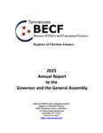 2025 Annual Report of the Governor and the General Assembly