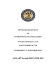 Environmental Monitoring Plan: January through December 2015