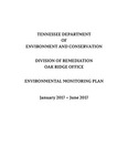 Environmental Monitoring Plan , January 2017 - June 2017 by Tennessee. Department of Environment and Conservation.