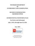 Environmental Monitoring Plan: For Work to be Performed: July 1, 2023, through June 30, 2024