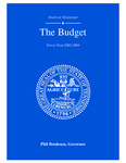 The Budget, Fiscal Year 2003-2004 by Tennessee. Department of Finance and Administration