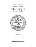 The Budget, Fiscal Year 2005-2006 by Tennessee. Department of Finance and Administration