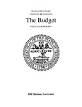 The Budget, Fiscal Year 2016-2017 by Tennessee. Department of Finance and Administration
