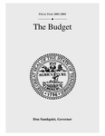 The Budget, Fiscal Year 2001-2002 by Tennessee. Department of Finance and Administration