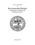 Recommended Budget, Expenditures by Object and Funding by Source, Fiscal Year 2014-2015 by Tennessee. Department of Finance and Administration