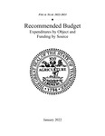 Recommended Budget, Expenditures by Object and Funding by Source, Fiscal Year 2022-2023 by Tennessee. Department of Finance and Administration