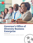 Fiscal Year 2015-2016, Annual Report by Tennessee. Governor's Office of Diversity Business Enterprise and Tennessee. Department of General Services