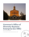 2021 Annual Report by Tennessee. Governor's Office of Diversity Business Enterprise and Tennessee. Department of General Services