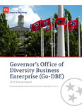 2019 Annual Report by Tennessee. Governor's Office of Diversity Business Enterprise and Tennessee. Department of General Services