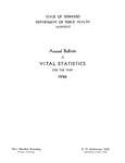 Annual Bulletin of Vital Statistics For The Year 1950