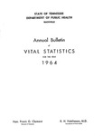 Annual Bulletin of Vital Statistics For The Year 1964 by Tennessee. Department of Health