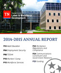 2014-2015 Annual Report by Tennessee. Department of Labor and Workforce Development