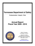 Annual Report, Fiscal Year 2009-2010 by Tennessee. Department of Safety and Homeland Security