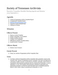 Society of Tennessee Archivists Executive Committee meeting report, 2025 September 2 by Society of Tennessee Archivists