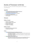 Society of Tennessee Archivists Executive Committee meeting report, 2025 March 18 by Society of Tennessee Archivists
