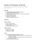 Society of Tennessee Archivists Executive Committee meeting report, 2025 February 14 by Society of Tennessee Archivists