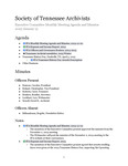 Society of Tennessee Archivists Executive Committee meeting report, 2025 January 15 by Society of Tennessee Archivists