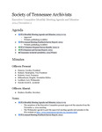 Society of Tennessee Archivists Executive Committee meeting report, 2024 December 2 by Society of Tennessee Archivists