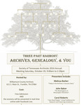 Society of Tennessee Archivists Annual Meeting program, 2016