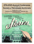 Society of Tennessee Archivists Annual Meeting program, 2013