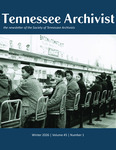 Tennessee Archivist newsletter, 2026 Winter