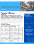 Tennessee Archivist 41, no. 1 by Society of Tennessee Archivists