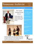 Tennessee Archivist 37, no. 1 by Society of Tennessee Archivists