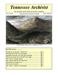 Tennessee Archivist 29, no. 1 by Society of Tennessee Archivists