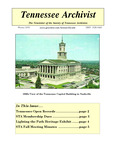 Tennessee Archivist 28, no. 1 by Society of Tennessee Archivists