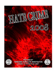 Hate Crime 2008 by Tennessee. Bureau of Investigation