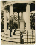 Sergeant Alvin C. York at the grave of President Andrew Jackson, Hermitage, TN, ca. 1919