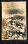 Aerial photograph of Vauquois Hill in the Meuse-Argonne sector France, 1918