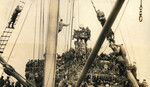 American troops sailing home aboard the USS Finland, 1919