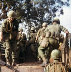 Members of the 1st Infantry Division, Vietnam